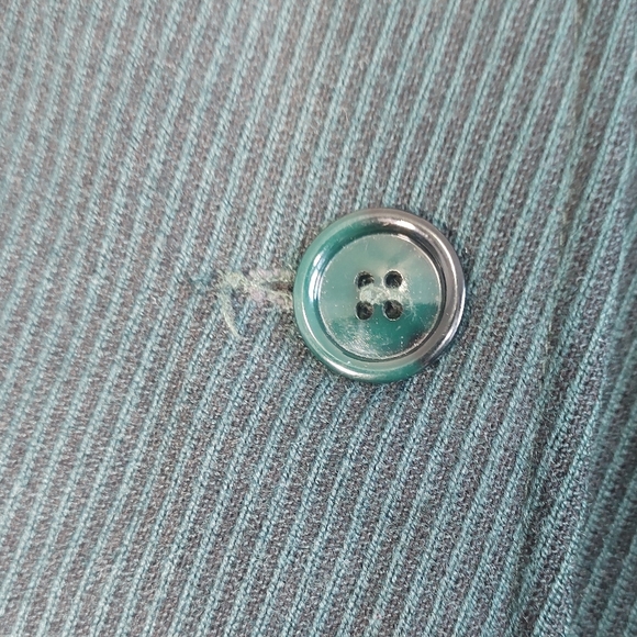 Vintage 80s Wool Jacket - Dark Green - Picture 9 of 16